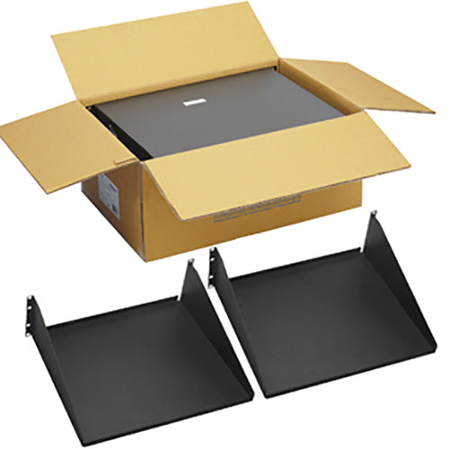 15″ Deep Single-Sided Rack Shelf in 3 RMS and 2-Pack