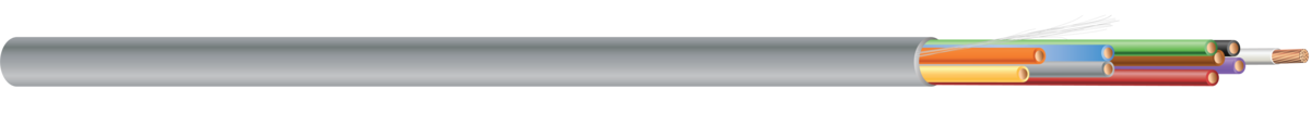 #18 12/C Stranded Bare Copper CL3R (Gray)