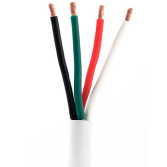 #14 4/C Stranded CMR Audio Cable (White)