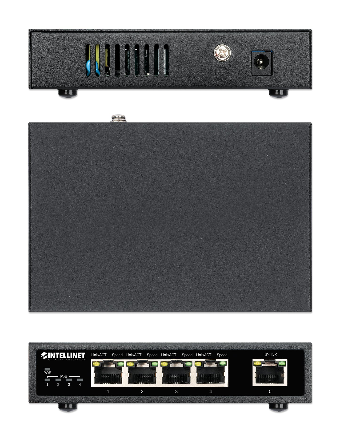 5-Port PoE+ Gigabit Ethernet Switch