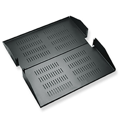 20″ Deep Vented Double-Sided Rack Shelf in 2 RMS