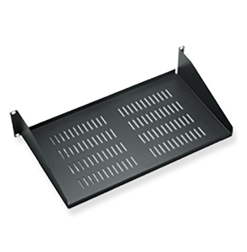 10″ Deep Vented Single-Sided Rack Shelf in 2 RMS