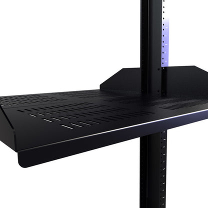 20″ Deep Vented Double-Sided Rack Shelf in 2 RMS