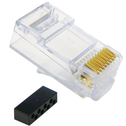 CAT6 Solid/Stranded Modular Plug in 100 Pack