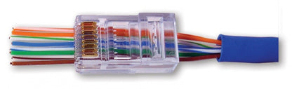 EZ-RJ45 CAT5E Connectors 50/50 Combo (100 PK)