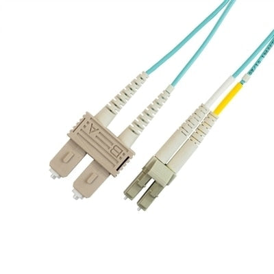 LC-SC Multimode Fiber Jumper 10G 15M