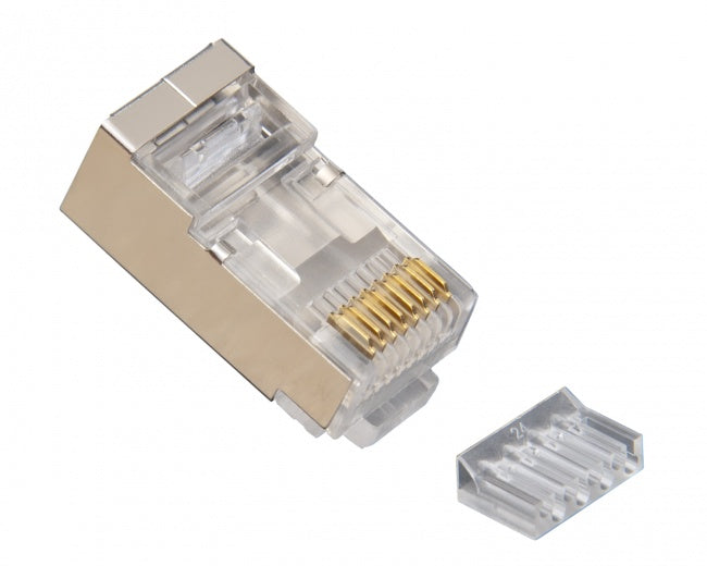 RJ-45 CAT6 Shielded Solid with Liner (50 PK)