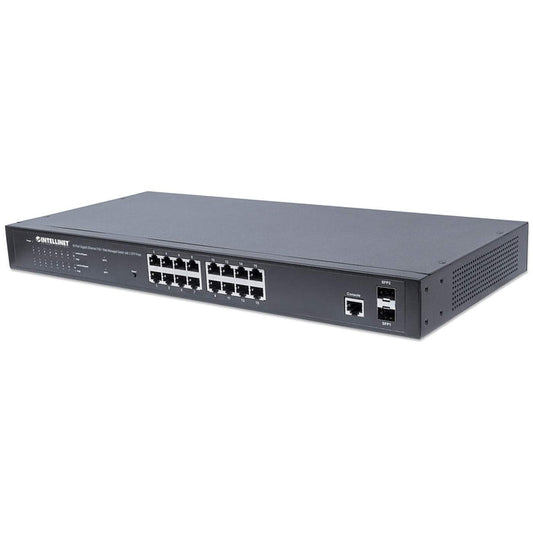 16 Port Gigabit PoE+ with  SFP Web-Managed Switch