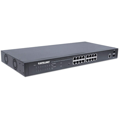 16 Port Gigabit PoE+ with  SFP Web-Managed Switch