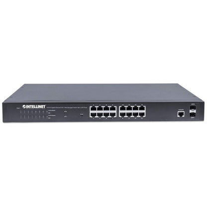 16 Port Gigabit PoE+ with  SFP Web-Managed Switch