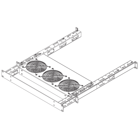 19" Fan Tray- 3 75-CFM Fans