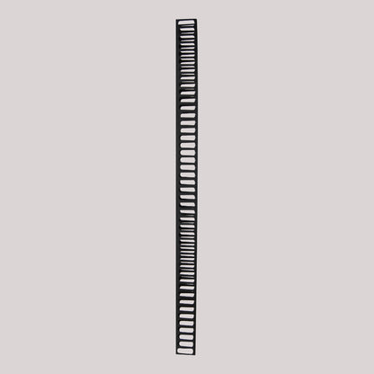 78″ Single-Sided Vertical Finger Ducts with Side Mount Flat Bracket