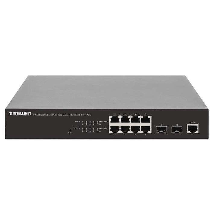 8-Port Gigabit PoE+ Web-Managed Switch 2 SFP