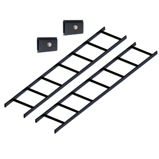 Ladder Rack 5′ Cable Runway Straight Section in 2-Pack with Butt Splice Kit to Make 10′