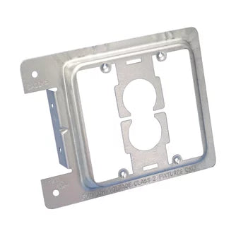 Low Voltage Mounting Plate for New Construction, 2 Gang