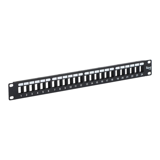 Blank Patch Panel with 24 Ports for HD Style in 1 RMS