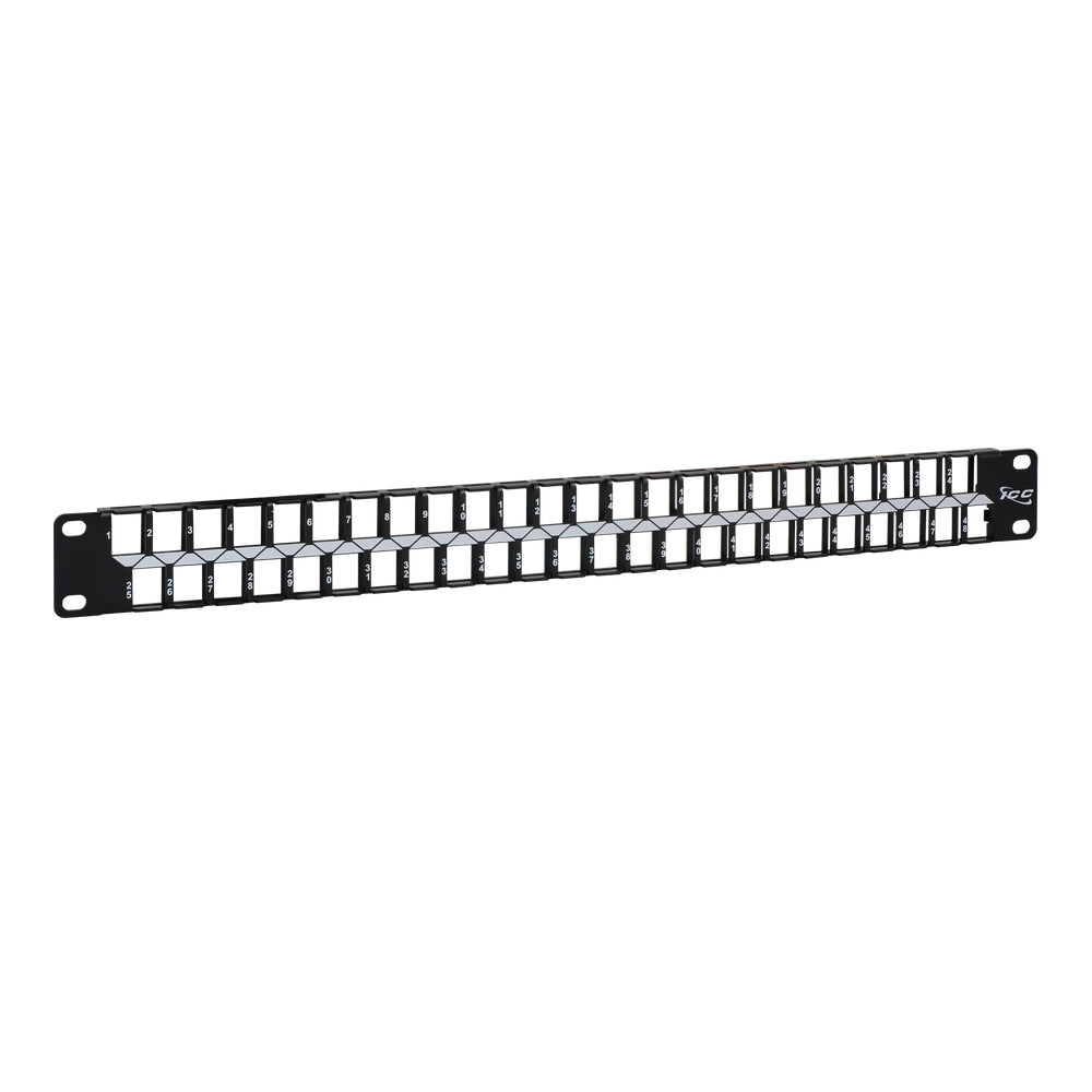 Blank Patch Panel with 48 Ports and 1 RMS for HD Style