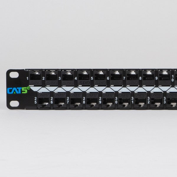 CAT5e Feed-Through Patch Panel for 48 Ports in 1 RMS