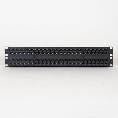 CAT5e Feed-Through Patch Panel for 48 Ports in 2 RMS