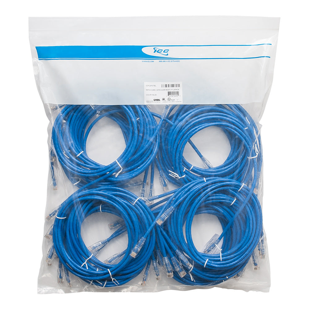 CAT6 Clear Boot Patch Cord