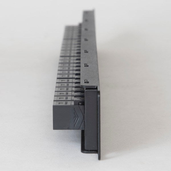 CAT6 Feed-Through Patch Panel with 24 Ports and 1 RMS