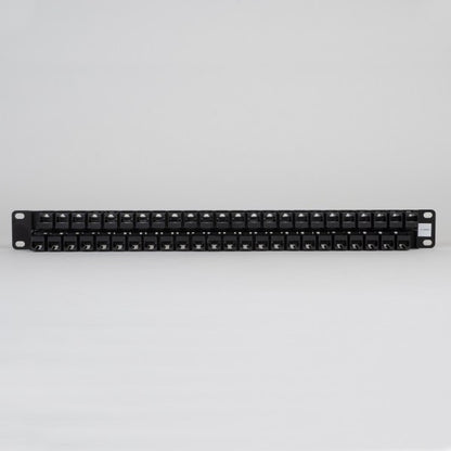 CAT6 Feed-Through Patch Panel with 48 Ports and 1 RMS