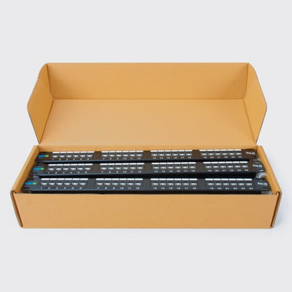 CAT6 Patch Panel with 24 Ports and 1 RMS in 6-Pack