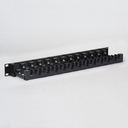 CAT6A UTP Patch Panel with 24 Ports and 1 RMS