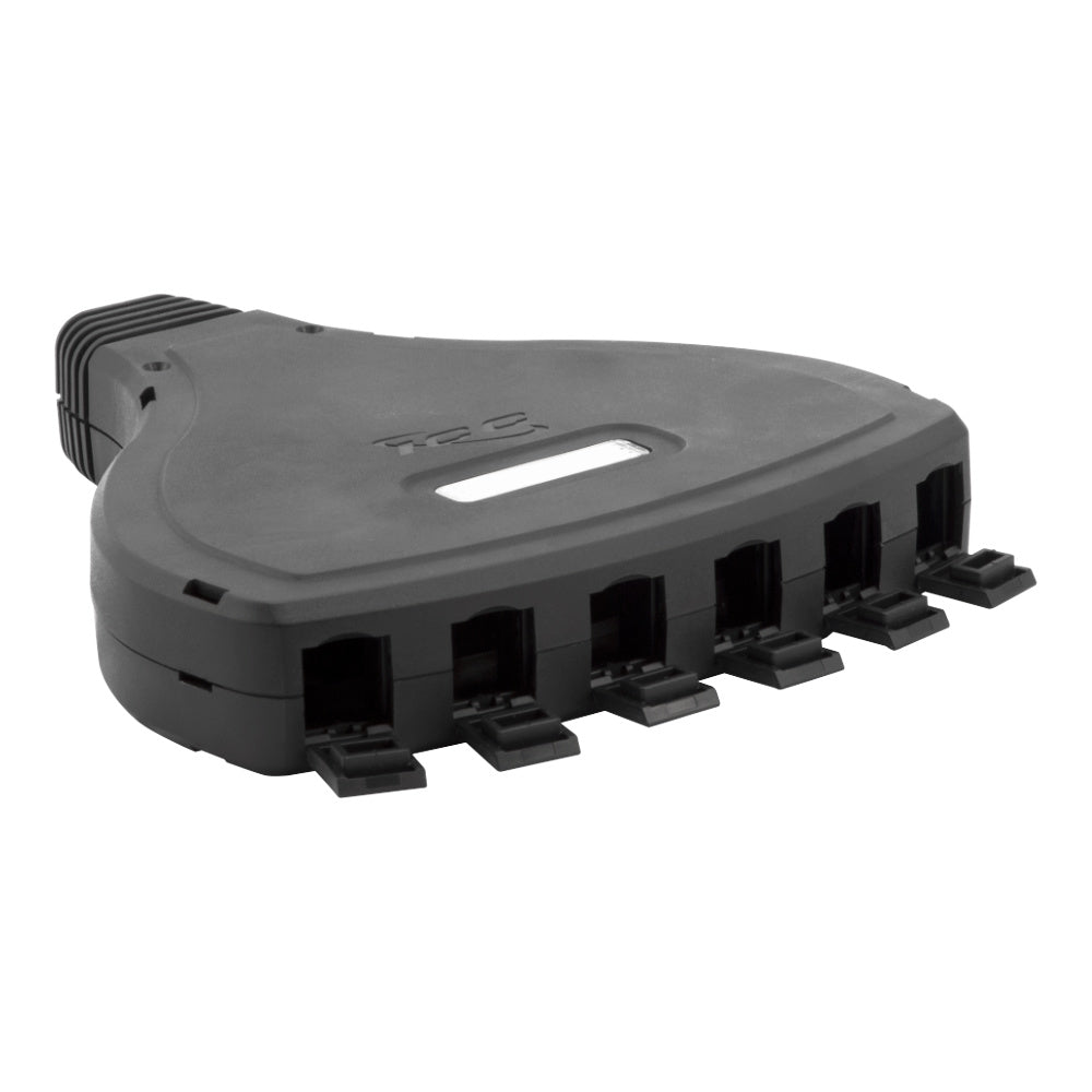 Configurable Mobile Patch Box with 6 Ports in Black for EZ®/HD Style