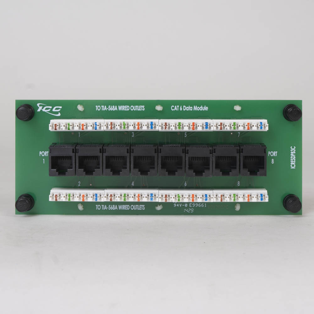 Data Module CAT6 with 8 Ports