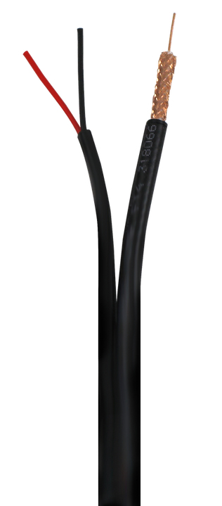 RG59 (BC)+18/2 (BC) 500' (Black)