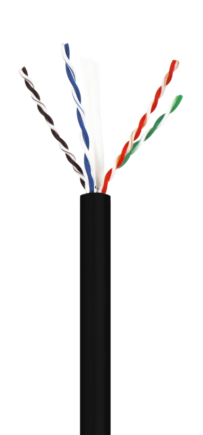 #23 CAT6A Outdoor UV Rated (Black)