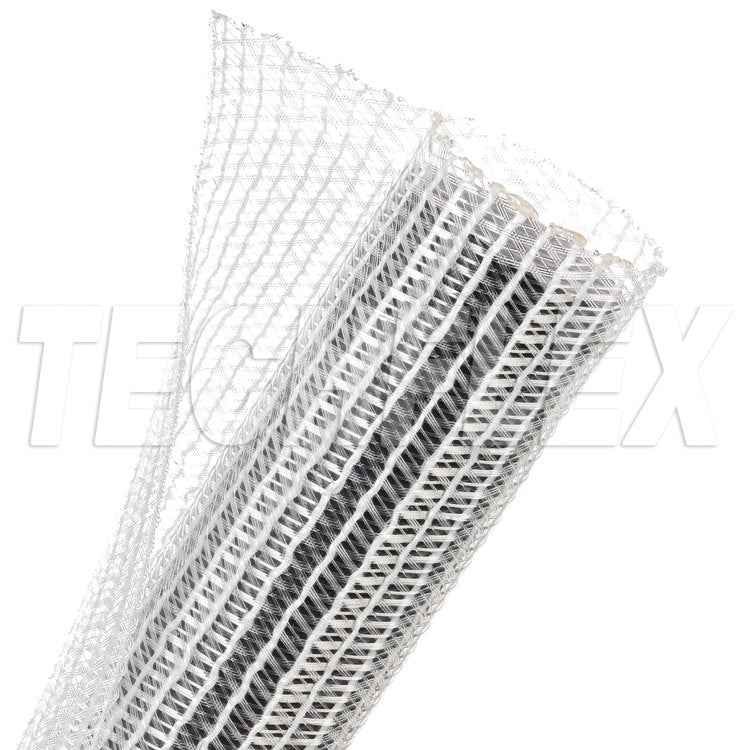 FLEXO® F6® Split Braid Tube 1-1/2" (Clear/White)