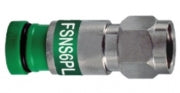 Connector F-Type RG6 Plenum