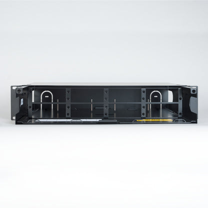 HD 2 RMS Fiber Optic Rack Mount Enclosure with 8 Slots for Adapter Panels or Cassettes