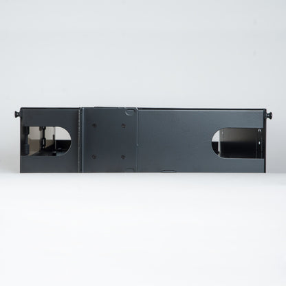 HD 2 RMS Fiber Optic Rack Mount Enclosure with 8 Slots for Adapter Panels or Cassettes