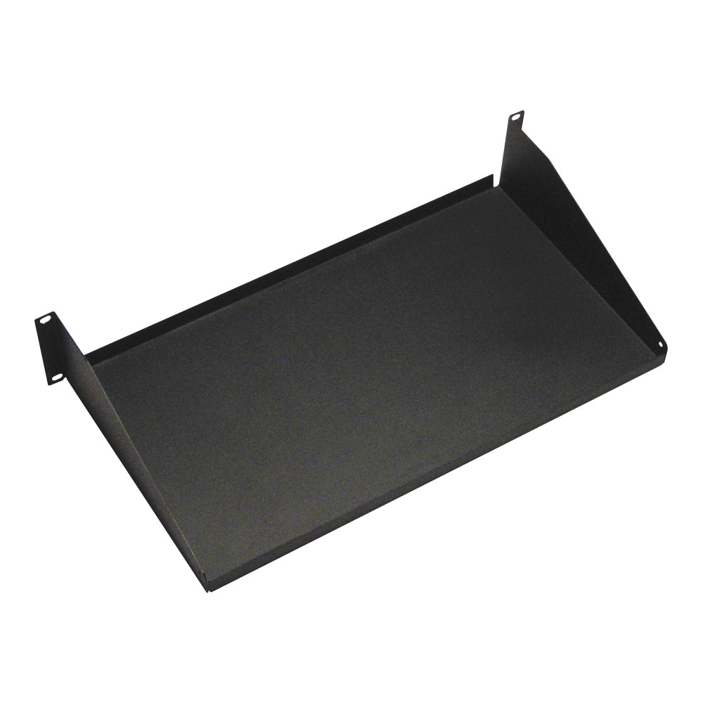 10″ Deep Single-Sided Rack Shelf in 2 RMS