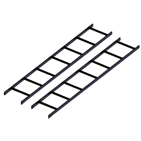 Ladder Rack 5′ Cable Runway Straight Section in 2-Pack to Make 10′