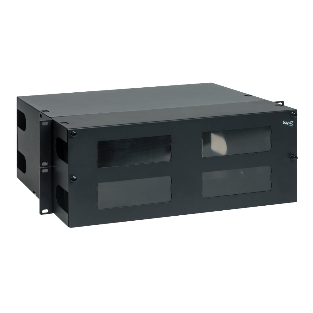 Classic 4 RMS Fiber Optic Rack Mount Enclosure with 12 Slots for LGX C ...