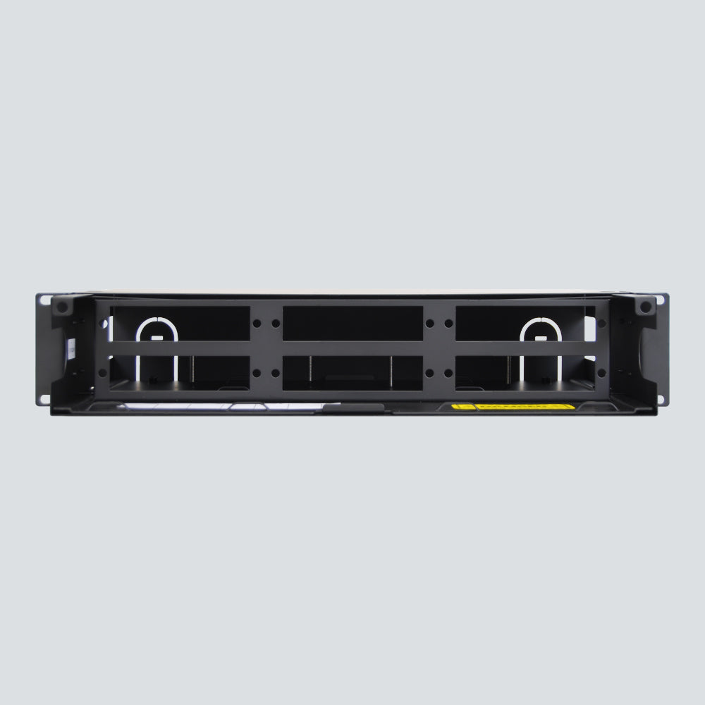 Classic 2 RMS Fiber Optic Rack Mount Enclosure with 6 Slots for LGX Compatible Adapter Panels or Cassettes