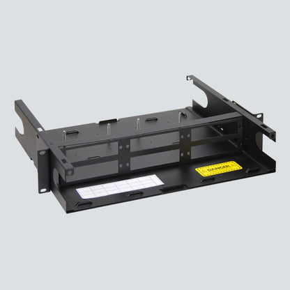 Classic 2 RMS Fiber Optic Rack Mount Enclosure with 6 Slots for LGX Compatible Adapter Panels or Cassettes