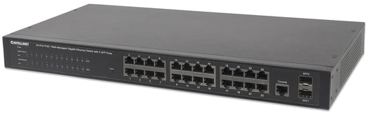 24-Port Gigabit PoE+ Web-Man Switch