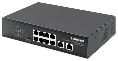 8-Port PoE Gigabit with 2 Uplinks