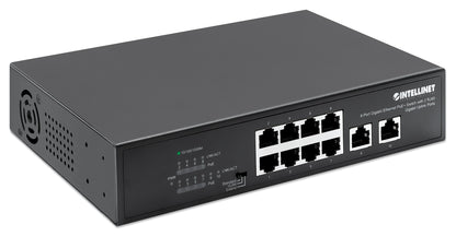 8-Port PoE Gigabit with 2 Uplinks