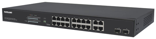 16-Port PoE+ Gigabit with 2 Uplink