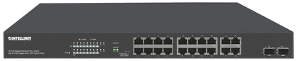 16-Port PoE+ Gigabit with 2 Uplink