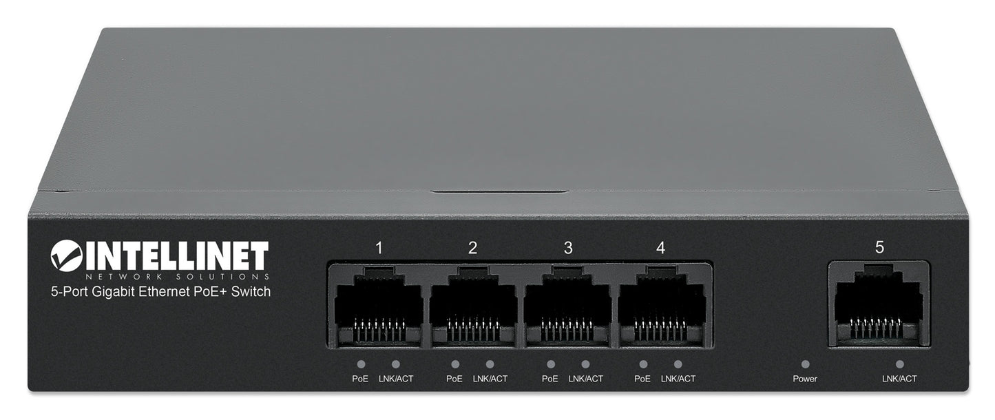 5-Port PoE+ Gigabit Ethernet Switch