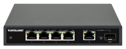 5-Port PoE+ with Gigabit Ethernet Uplink