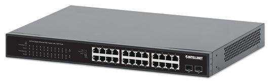 24-Port PoE+ Gigabit with 2 SFP Switch