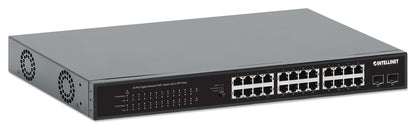 24-Port PoE+ Gigabit with 2 SFP Switch